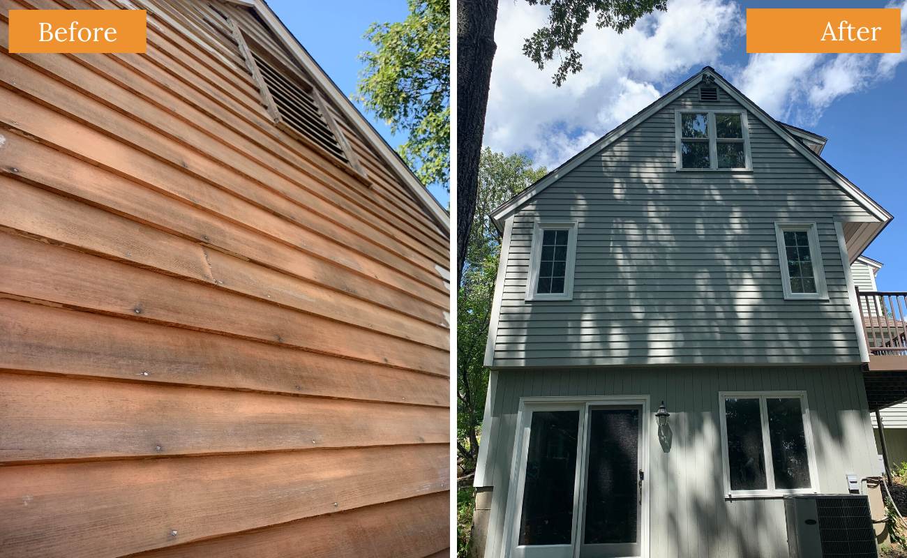 Restoration and Exterior House Painting in Simsbury, CT Rozio